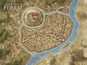 Ferral – Fantasy Riverside Castle Town Map