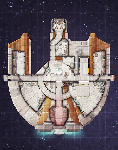 Sc-fi Smuggler’s Starship