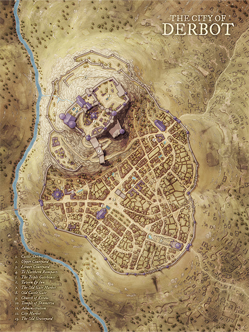 The Hilltop Citadel City of Derbot