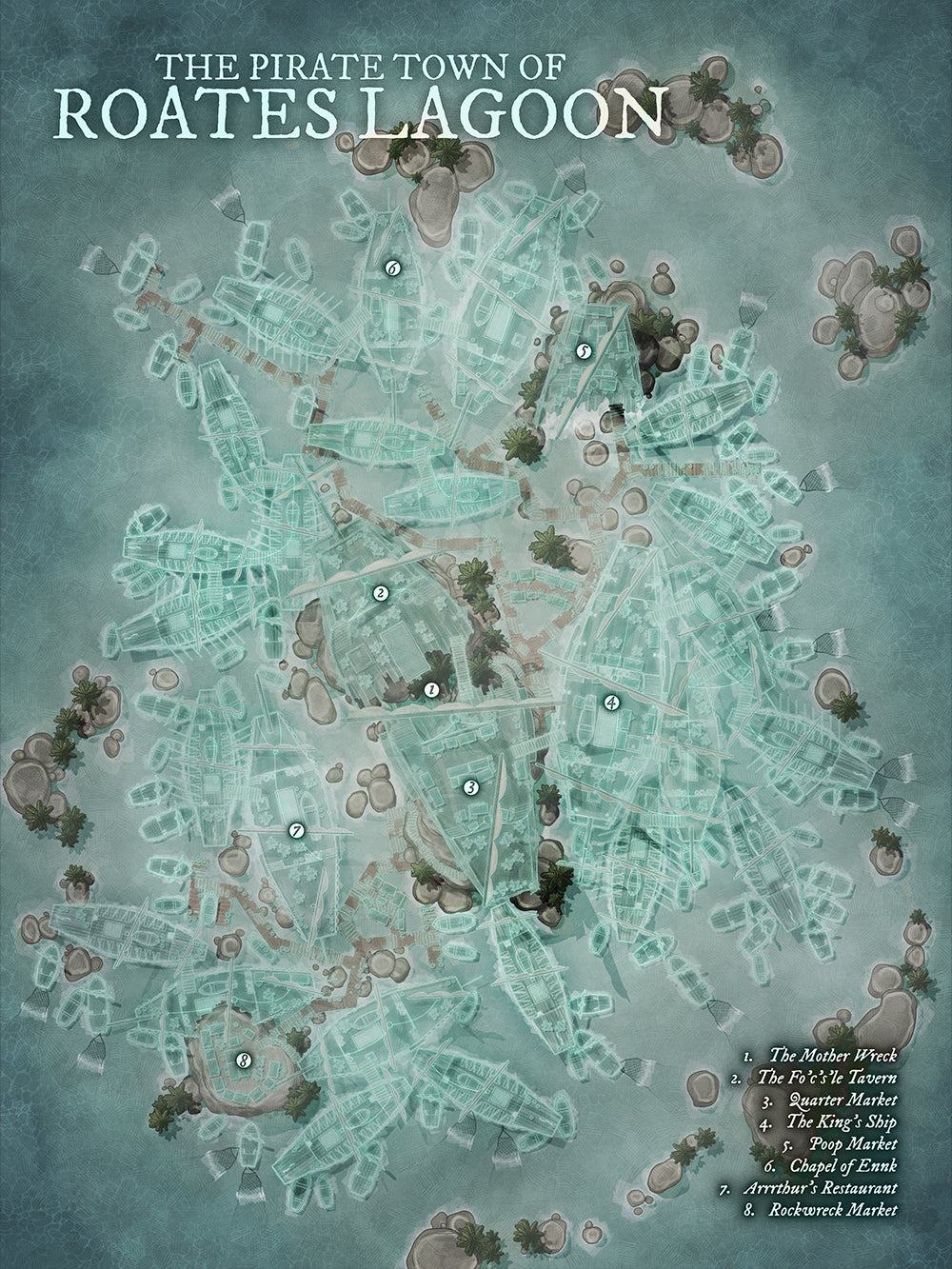 Halloween Ghost Pirate Bundle – Haunted Ships & Spooky Maps for One-Shots