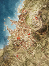 Pitreica - Ancient Greek Ruined City Map