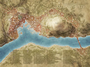 The City of Baldur's Gate | The Sword Coast | D&D Map