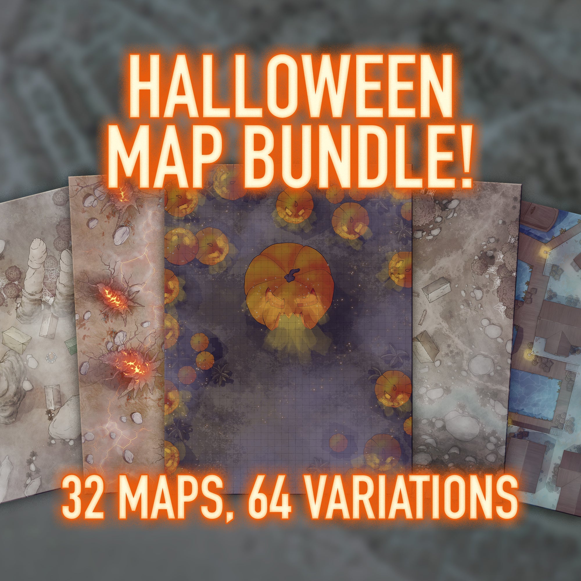 Halloween Bundle - Haunted Ghost Maps for Spooky One-Shots