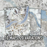 Map Bundle - Winter Towns