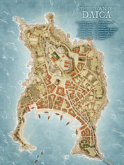 The Ancient Greek Island Town of Daica
