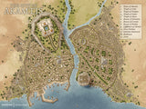 Akamtis - Oasis Fantasy City Map
