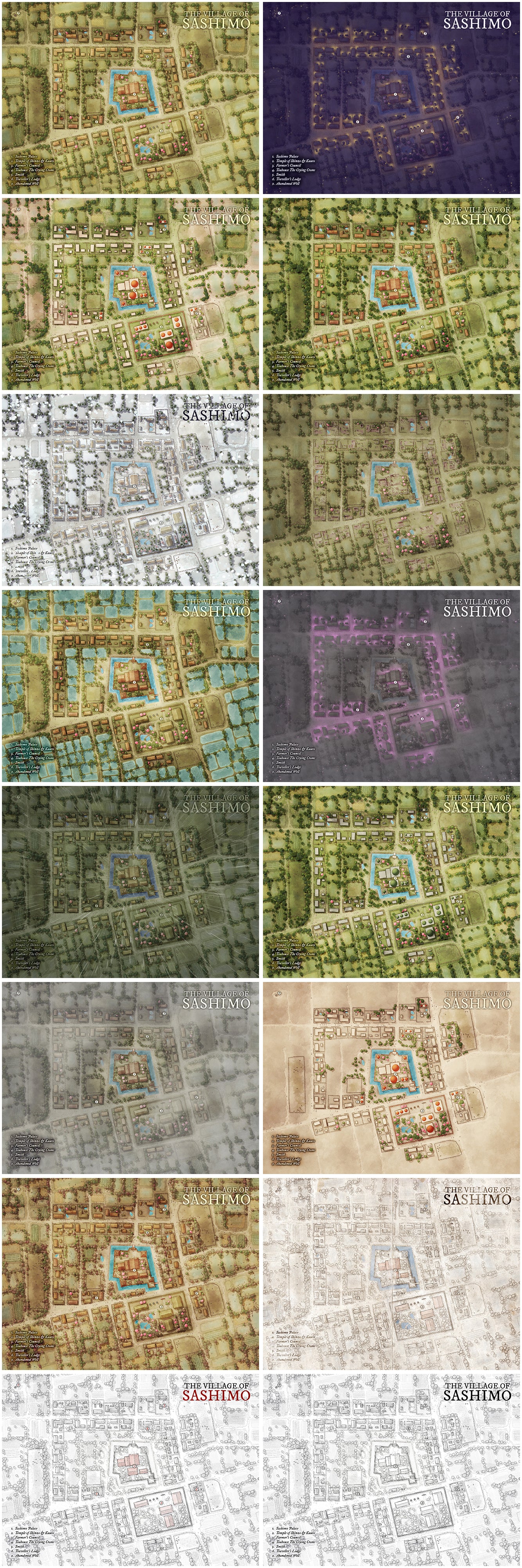 The Japanese Sengoku Village of Sashimo