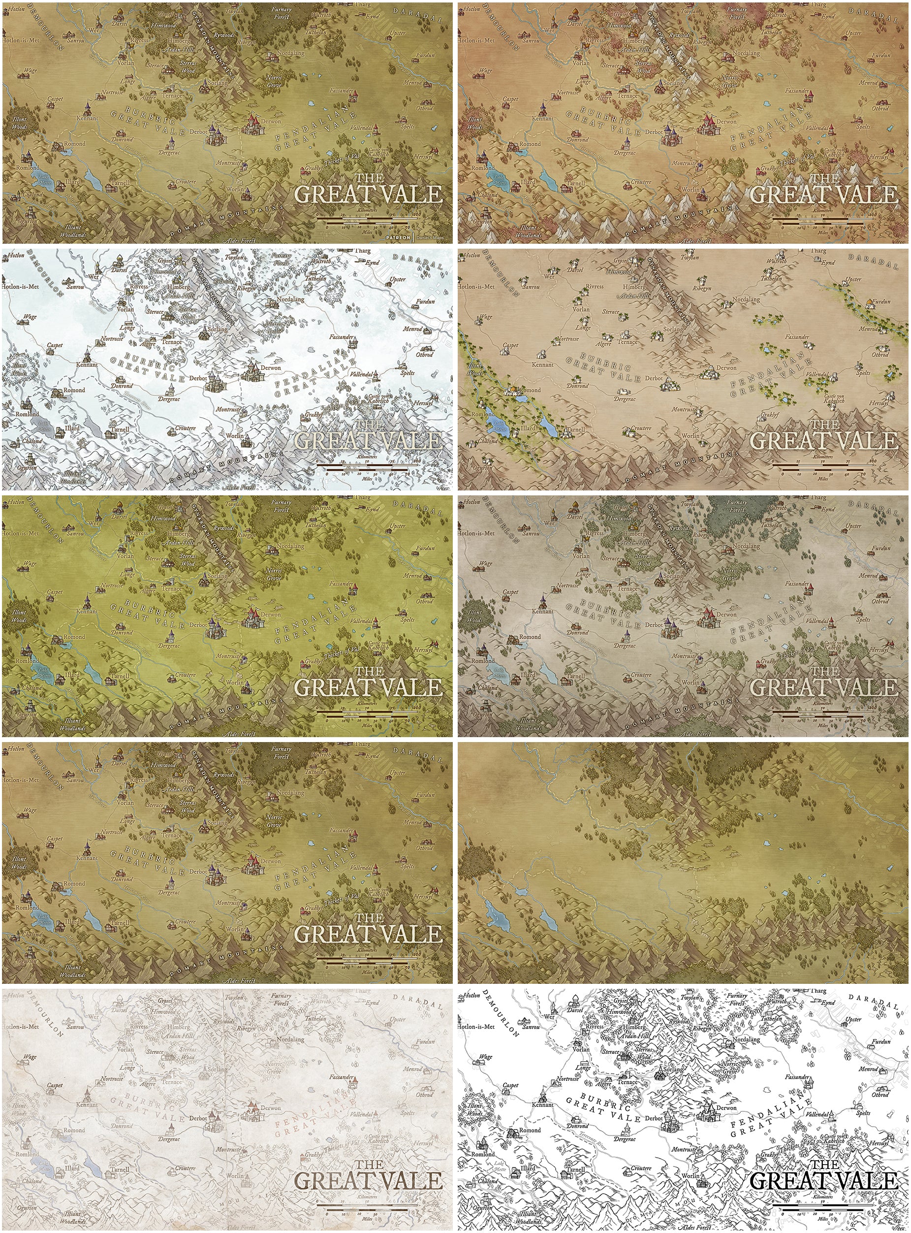 The Great Valley of Castles
