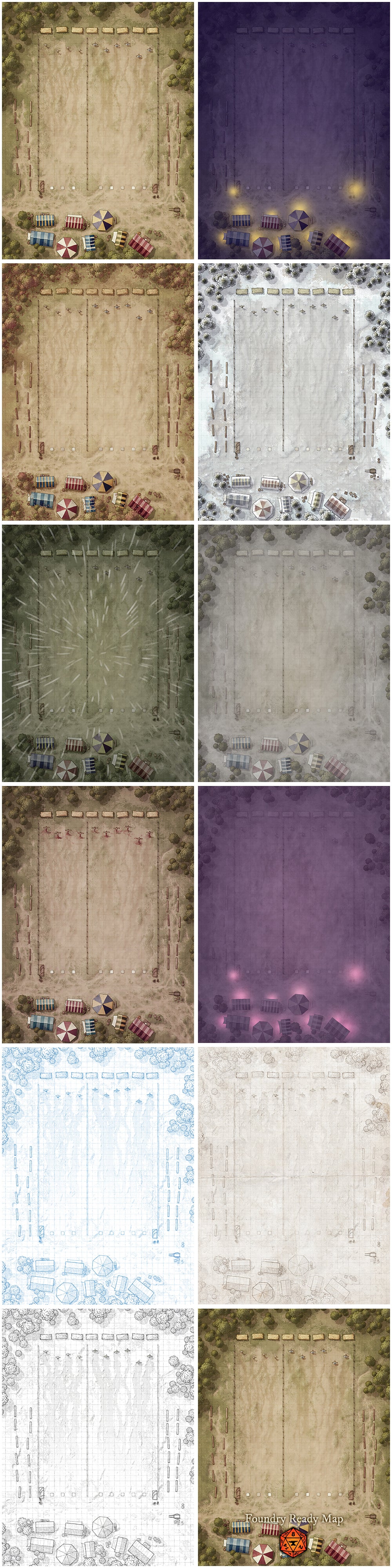 Battlemap - The Archery Contest Tournament
