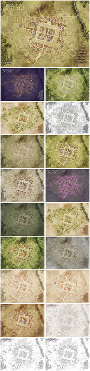 Nilou - Imperial Outpost Fantasy Town Map