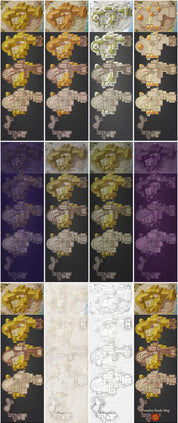 Battlemap - The Fey Monastery and Temple of Porrengau