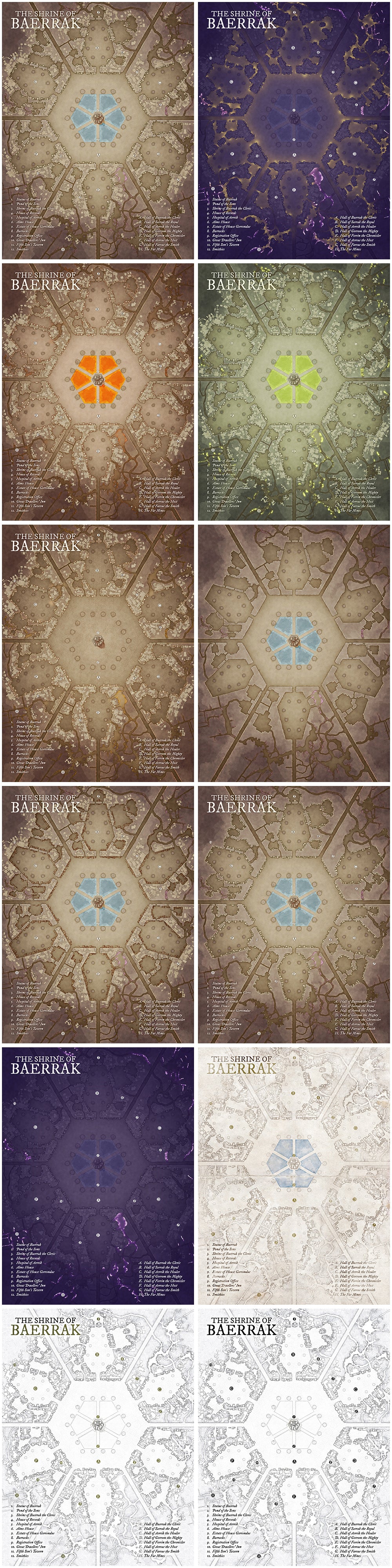 The Under City of the Dwarven City of Baerrak