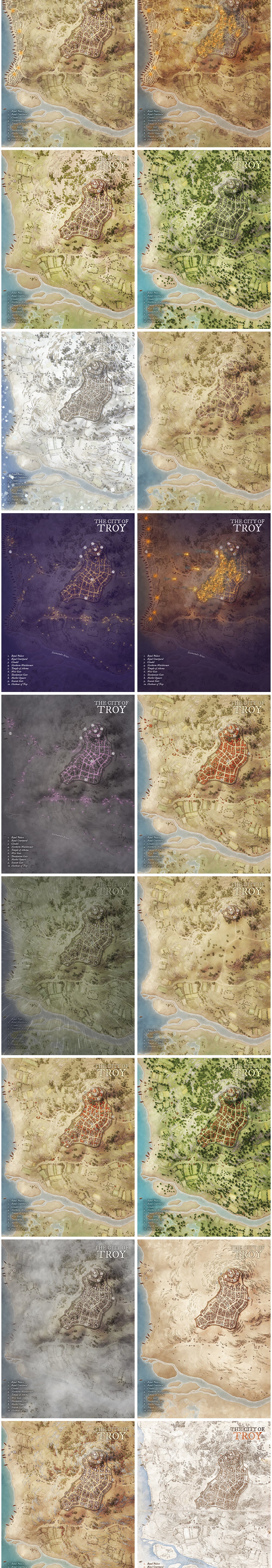 The Ancient City of Troy during Homer's Iliad