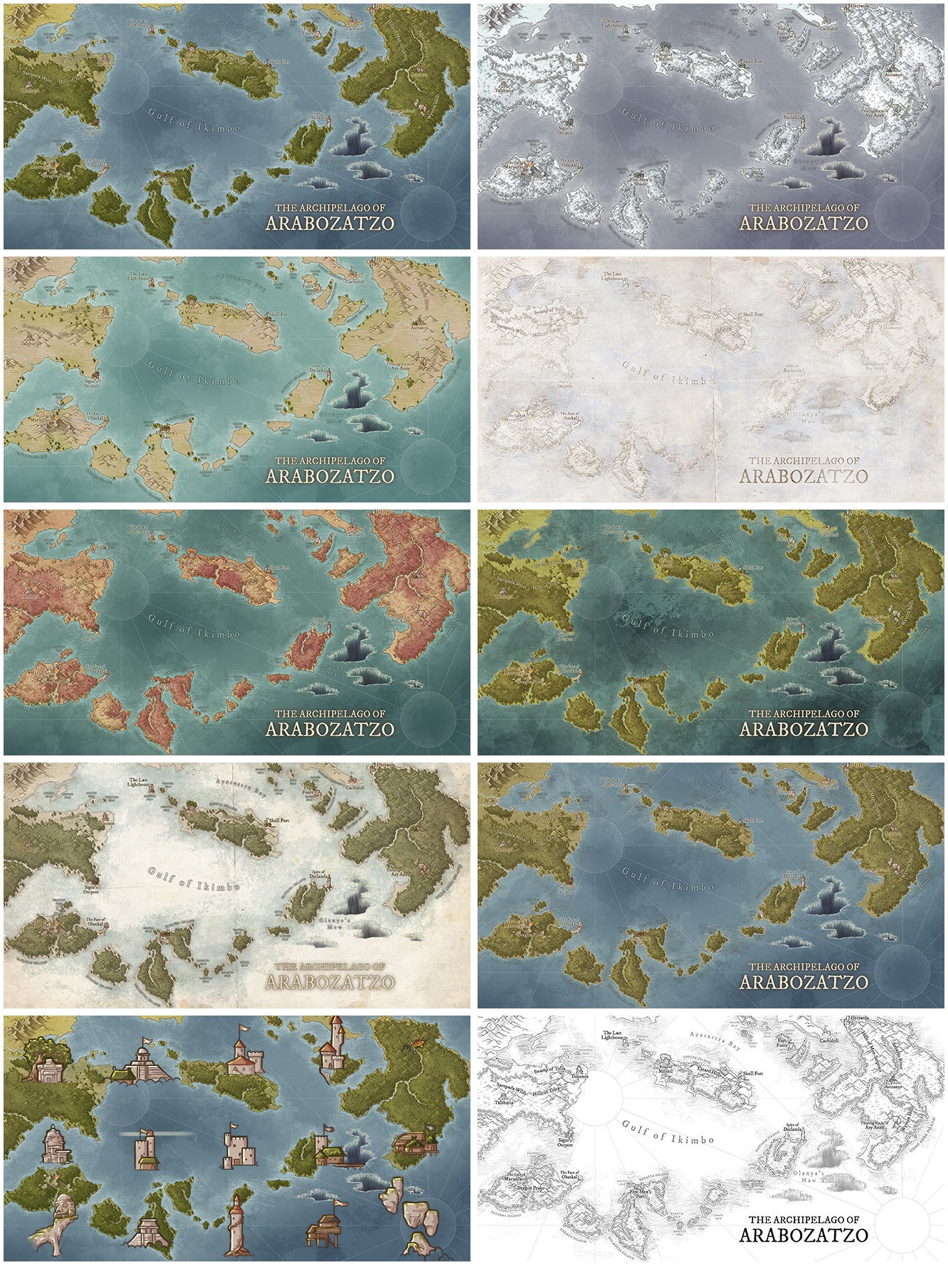 The Tropical Jungle Archipelago of Arabozatzo