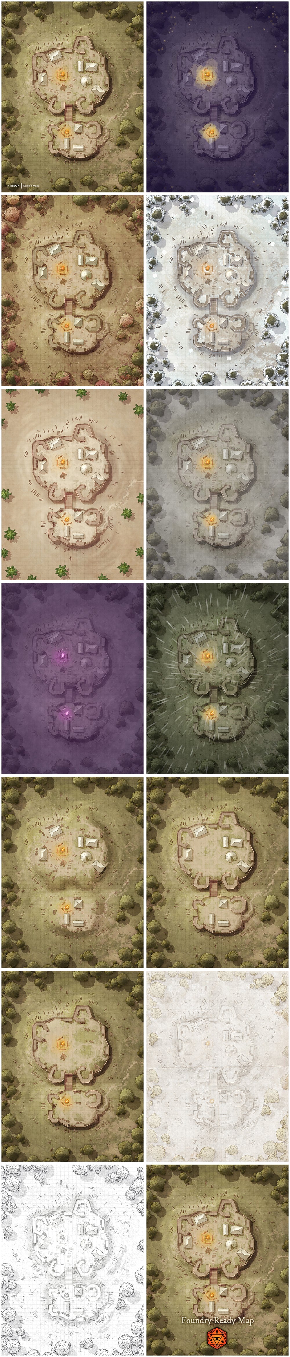 Bandit Hideout in the Forest