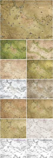 Civilization's End - Fantasy Regional Map