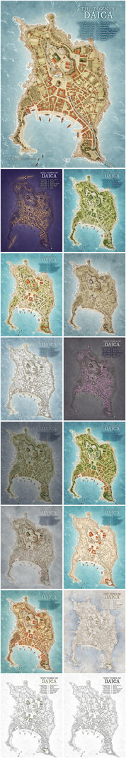 The Ancient Greek Island Town of Daica