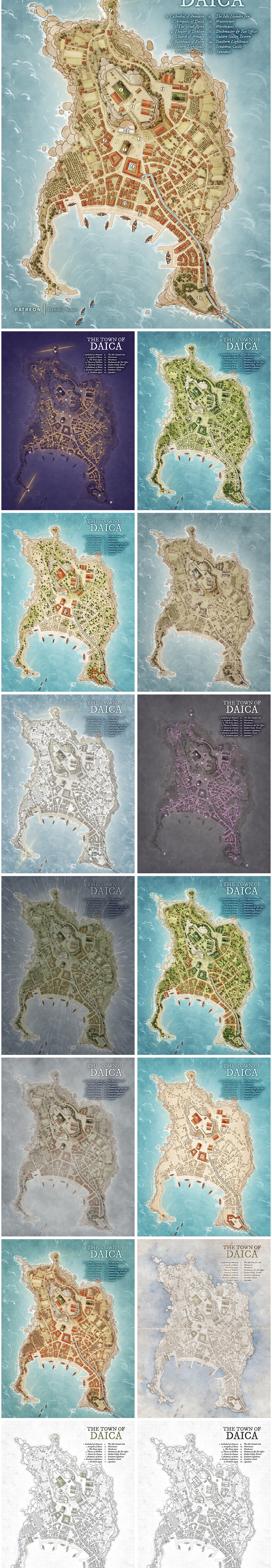 The Ancient Greek Island Town of Daica