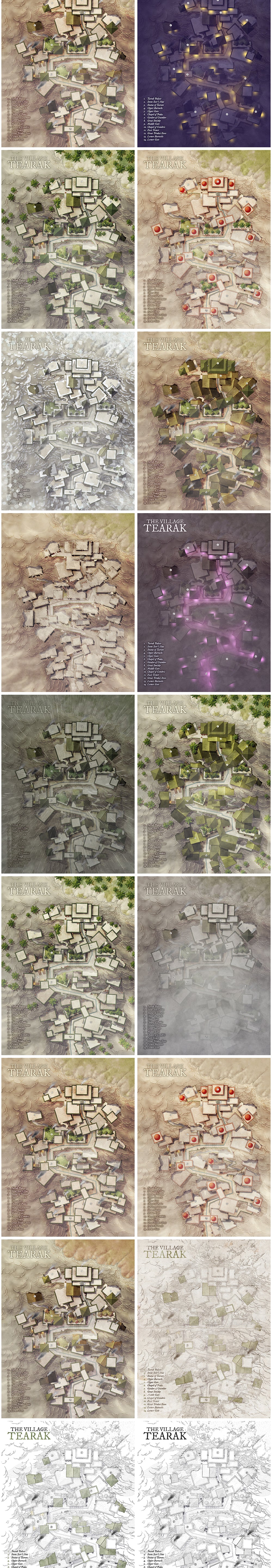 The Dwarven Mountain Village of Taerak