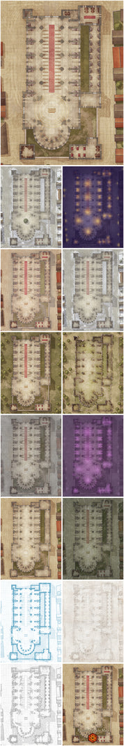 Battlemap - The Cathedral of Saint Barwent