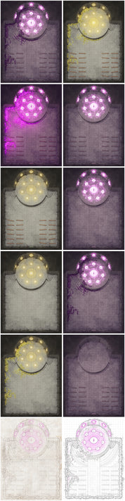 Battlemap - Temple of the Thirteen Eyes