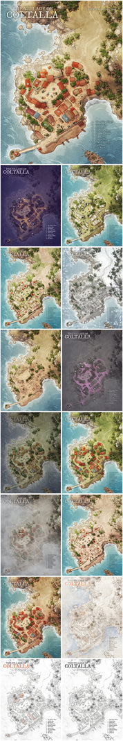 The Coastal Town of Coltalla