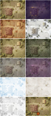 Battlemap - The Quiet Farm in the Forest