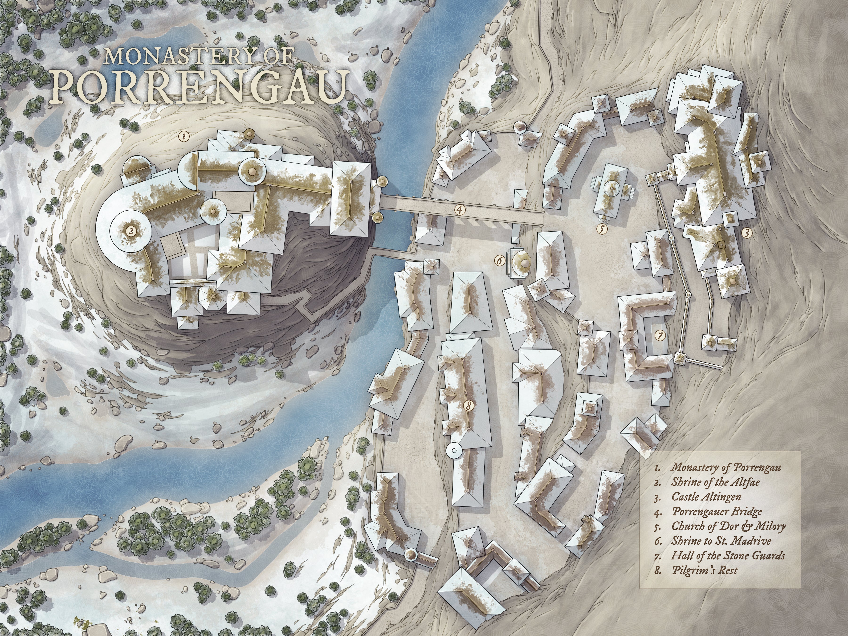 Map Bundle - Winter Setting