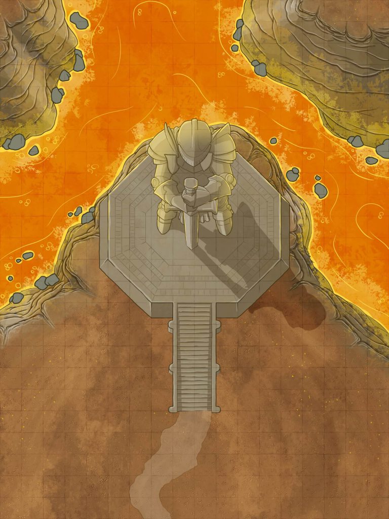 lava statue min